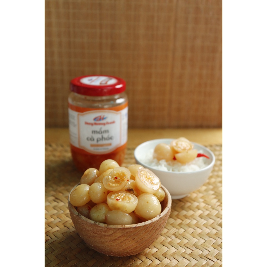 Mắm Cà Pháo Sông Hương Foods Hũ 390g - Ăn kèm cơm , bún , phở , mì tôm , ăn vặt , thịt nướng