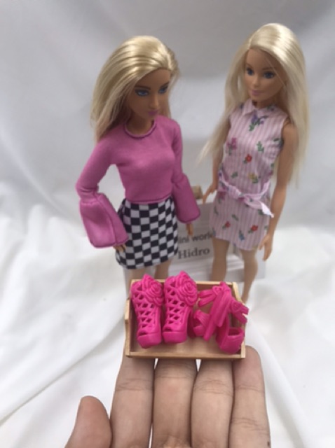 Set giày búp bê barbie ngẫu nhiên