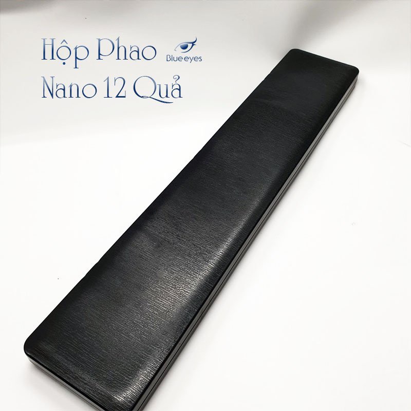 Hộp phao câu đài Nano 12 quả Blue eyes đầy đủ thông số, nhạy cá tín hiệu chuẩn PK16