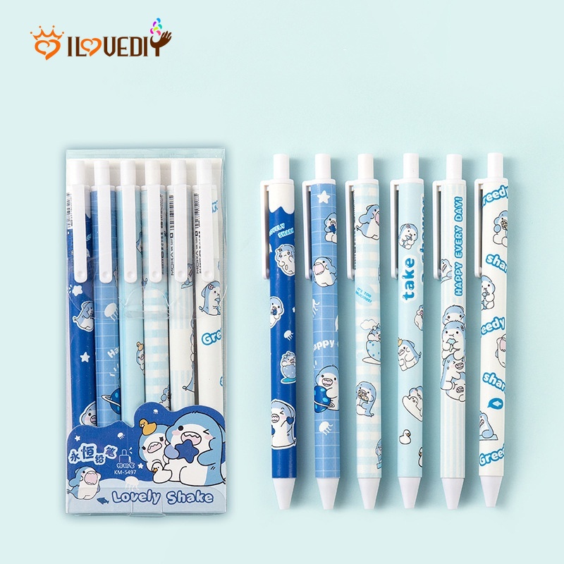 Bút Chì Bấm Kèm Gôm Tẩy / Bút Chì HB Kiểu Hoạt Hình Dễ Thương Dùng Trong Văn Phòng / Học Sinh