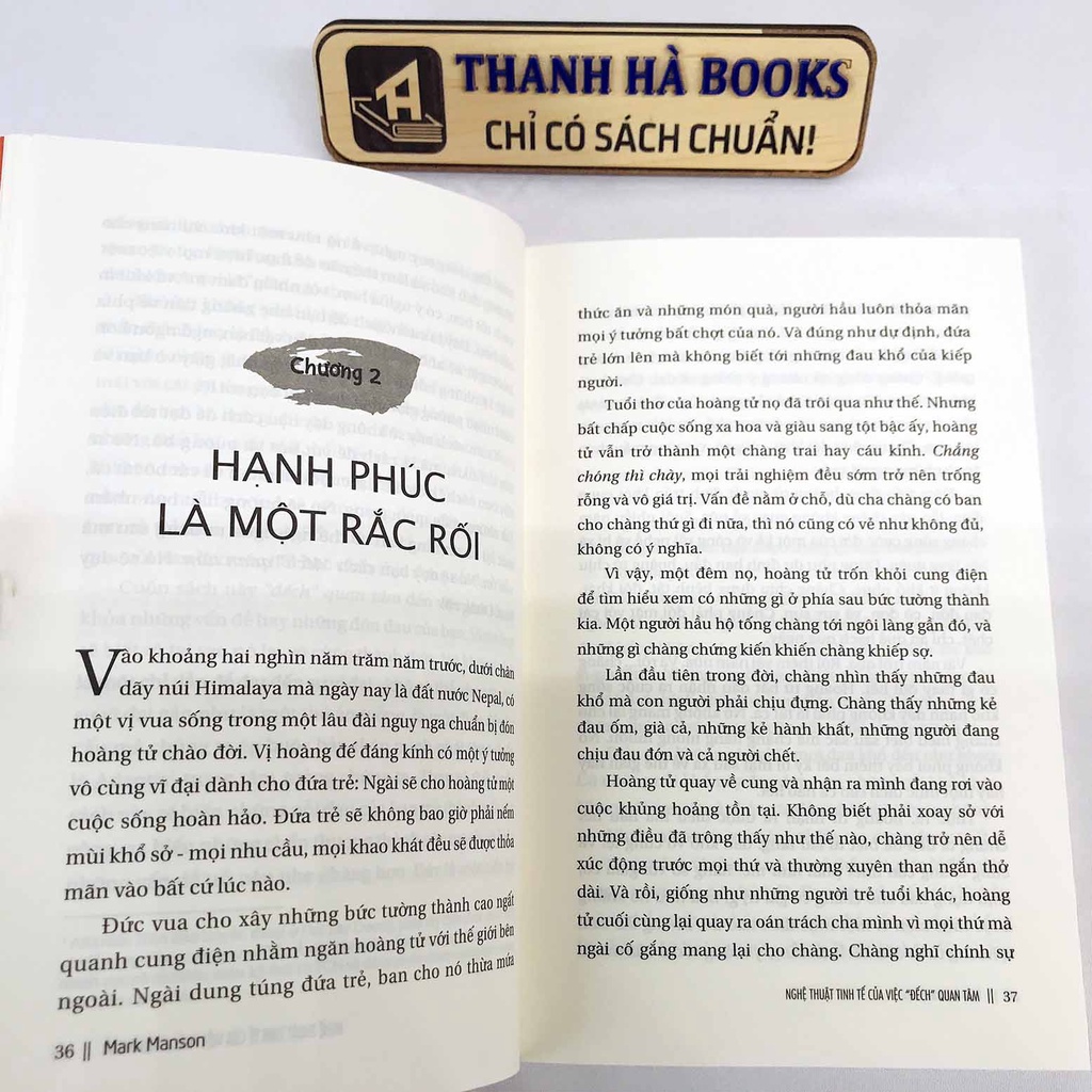 Sách - Nghệ thuật tinh tế của việc "đếch" quan tâm - Mark Manson - Thanh Hà Books HCM