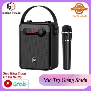 Mic trợ giảng cao cấp, loa trợ giảng bluetooth SHIDU H8 - bảo hành 1 năm.