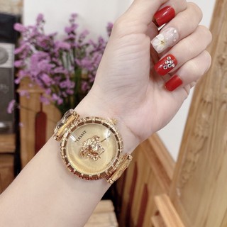 Đồng hồ nữ Versace mặt nổi độc đáo cá tính dây kim loại sang trọng quí phái - MTP STORE