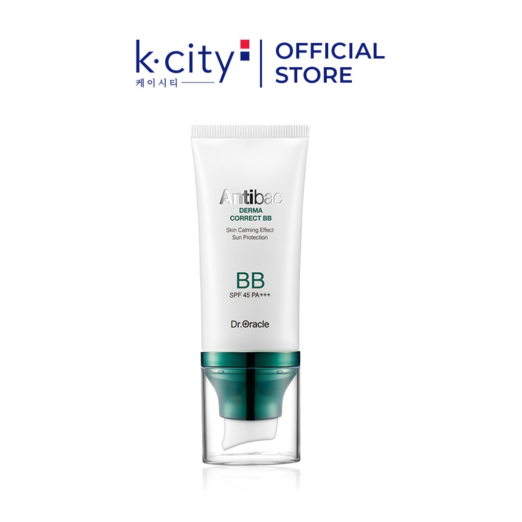 Kem Trang Điểm BB Da Dầu Mụn Hàn Quốc Antibac Derma SPF45 PA+++ 40ml