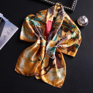 [HOT TREND] Khăn Lụa Vuông - Khăn Vuông Quàng Cổ - Khăn Turban Đa Năng Thời Trang Thanh Lịch Cho Nàng Size 90x90 cm