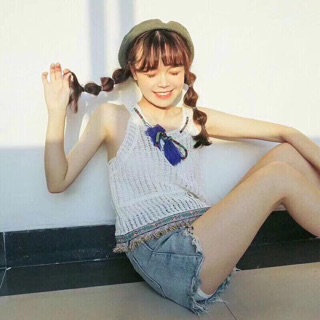 Áo len móc ba lỗ