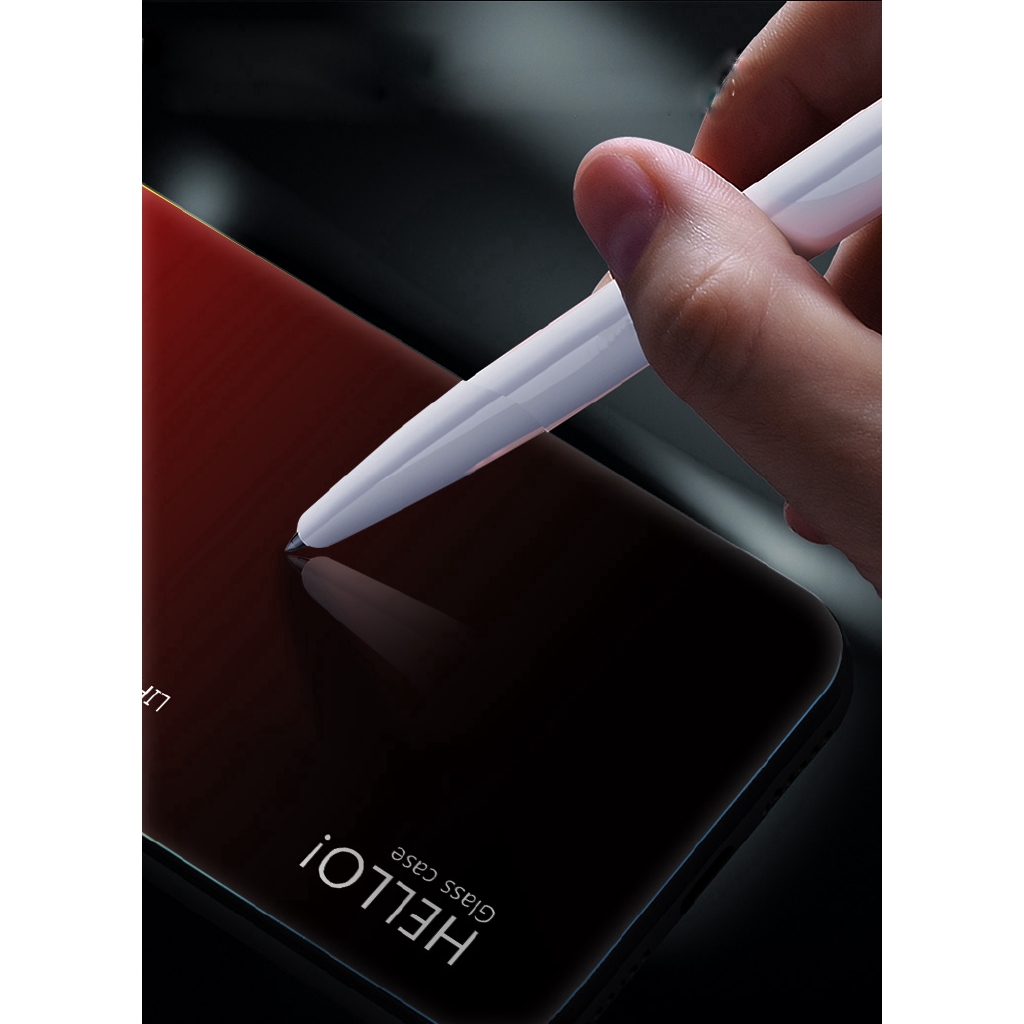Ốp điện thoại kính cường lực màu loang thời trang cho Samsung Galaxy Note 9 8 S7 Edge