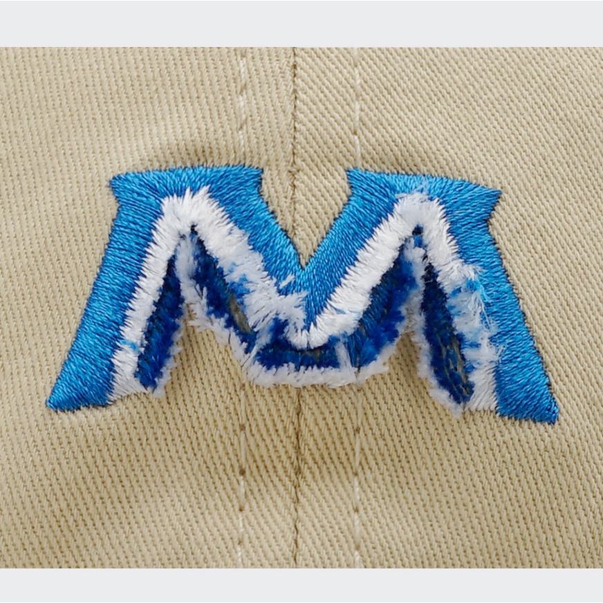 Mũ bóng chày LINJW bằng cotton mềm thêu họa tiết chữ M thời trang 2021