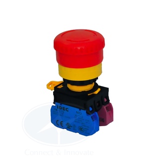 Nút dừng khẩn idec yw1b phi 22mm