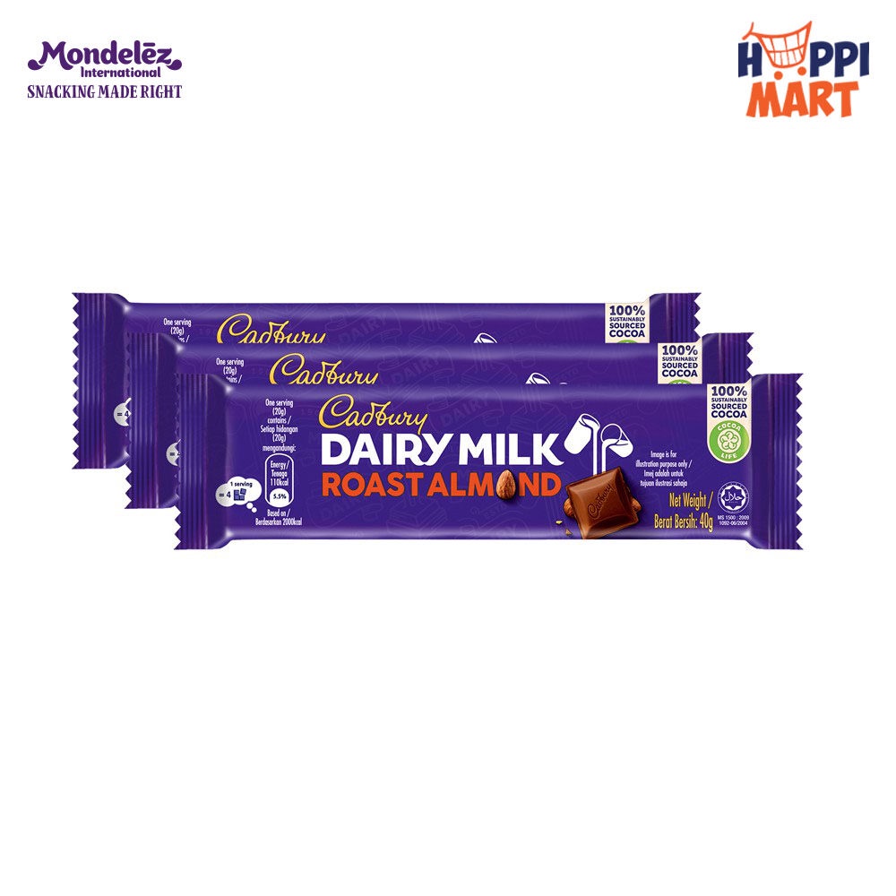 Socola Sữa Cadbury Dairy Milk Hạnh Nhân 37g