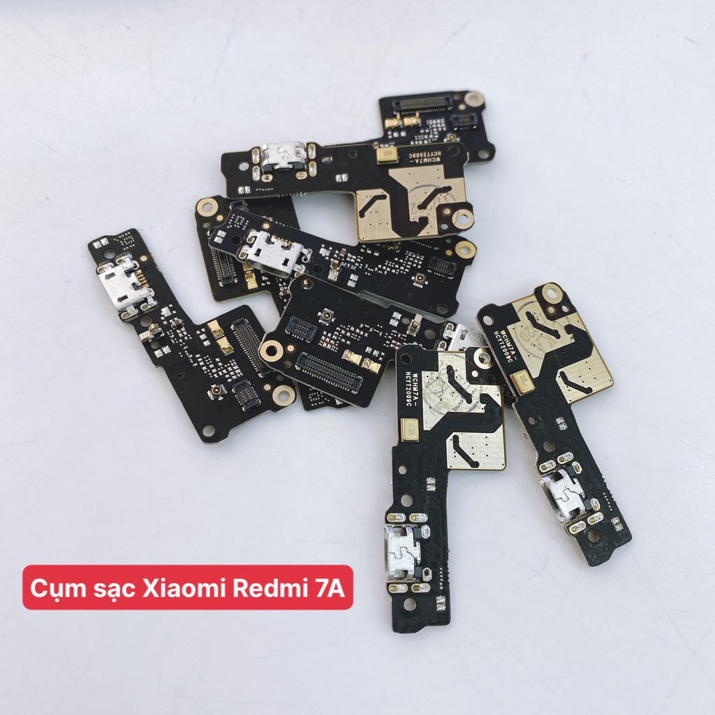 Cụm chân sạc Xiaomi Redmi 7A 2GB16GB - M1903C3EG (có mic) mạch sạc linh kiện loại tốt, bảo hành đổi trả