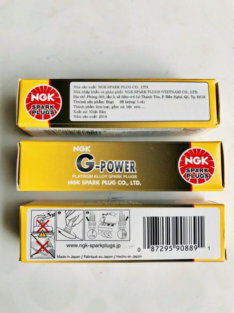 Bugi NGK CPR8EAGP- PLATINUM dành cho xe exciter, nvx.,shvn, ab 125