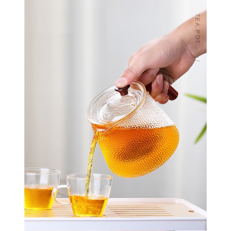 Ấm Thủy Tinh Pha Trà Có Lõi Lọc 750 ml