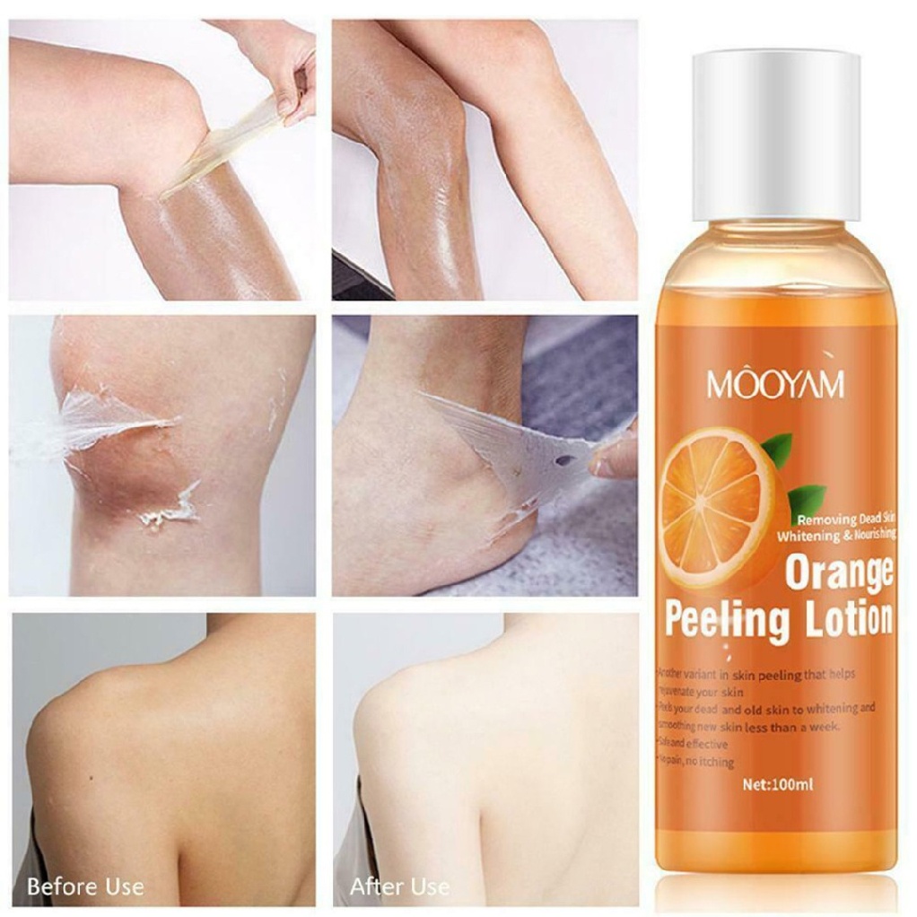 [Hàng mới về] Lotion dạng lột làm sạch sáng da hương cam