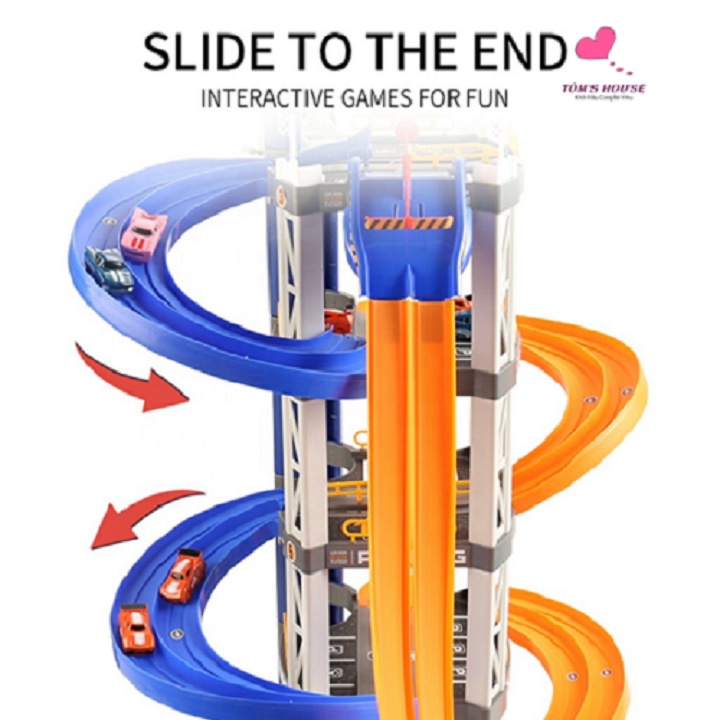 Đường Đua Ô Tô Xoắn Ốc 5 Tầng Có Nhạc Cho Bé