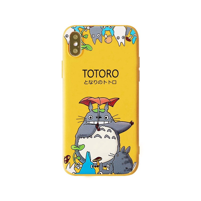 Ốp điện thoại hoạt tiết Totoro đáng yêu dành cho iPhone 6 / 6S / 7 / 8 Plus / X XE X MAX