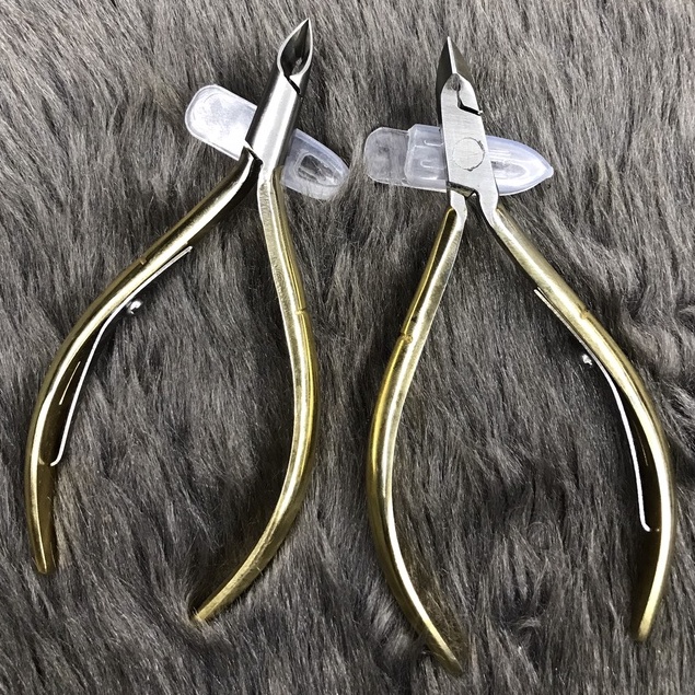 kìm vàng nhặt da inox làm móng ( miễn ship )