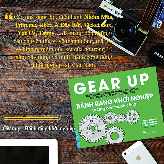 Sách - Bánh răng khởi nghiệp - FirstNews Tặng Kèm Bookmark