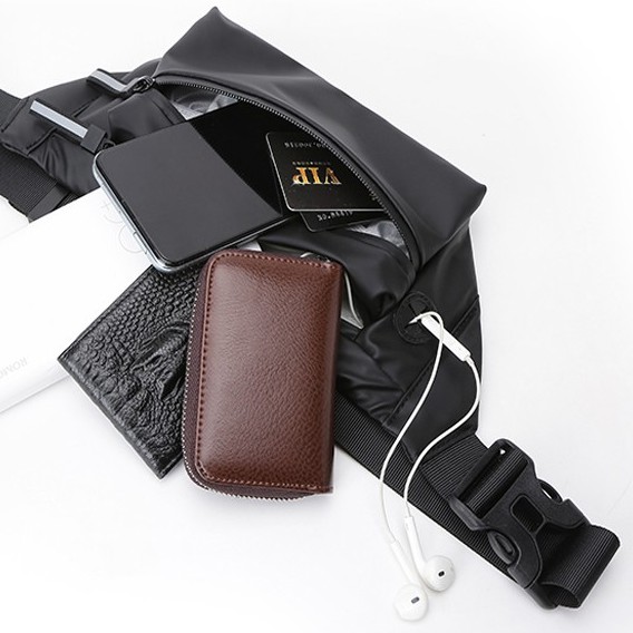 Túi đeo hôngPHẢN QUANG,túi đeo chéo nam nữ nhiều ngăn phong cách thể thao năng động tiện dụng | BigBuy360 - bigbuy360.vn