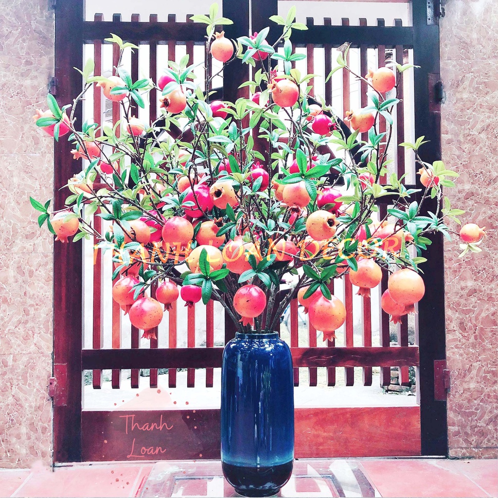 Bình hoa gốm sứ Bát Tràng trang trí phòng khách cỡ trung cao 25 cm - 32 cm -  Men xanh hỏa biến