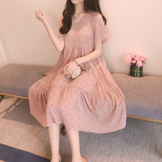Đầm bầu chất voan lụa cao cấp
