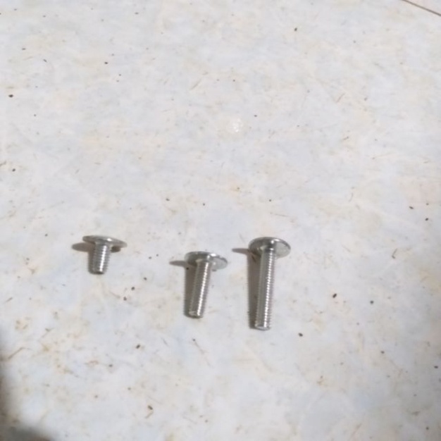Ốc dù 6 li bắt dàn áo các loại xe - Ốc mũ 6 ly đủ kích thước dài ngắn 1-2-3cm