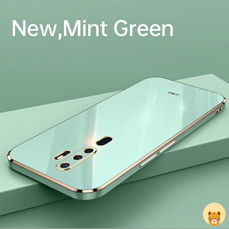 Ốp Điện Thoại Mềm Mạ Viền Sang Trọng Cho Oppo A9 2020 A5 2020