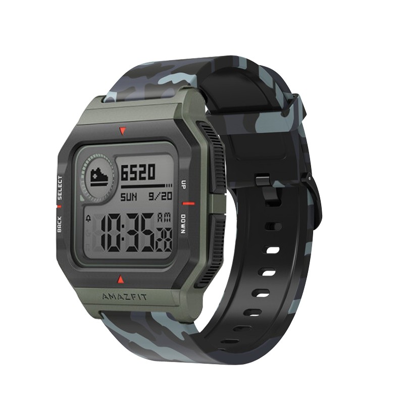 Xiaomi Huami Amazfit Neo Dây Đeo Silicon 20mm Họa Tiết Rằn Ri Cho Đồng Hồ Thông Minh