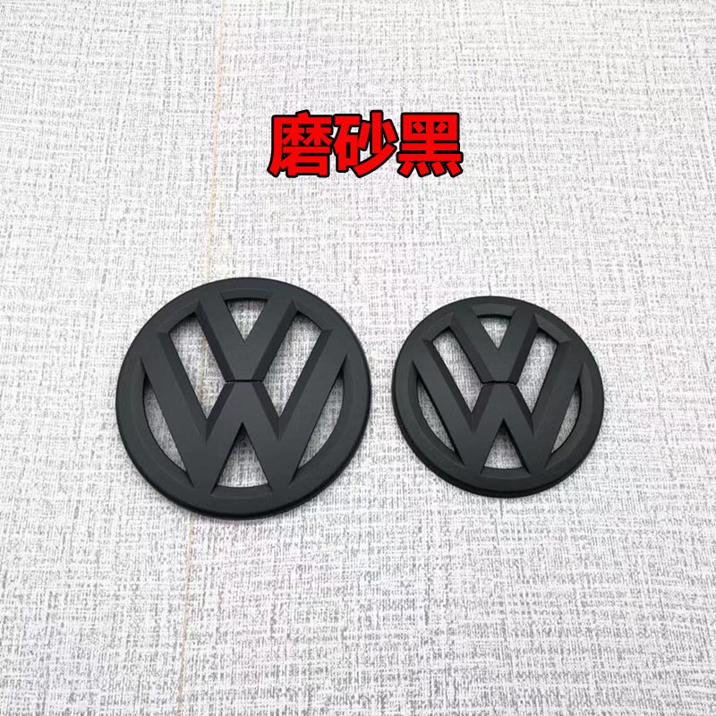 Logo Dán Trang Trí Xe Hơi Vw Volkswagen 11-22 Kiểu POLO Màu Đen