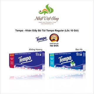 Combo 3 lốc khăn giấy bỏ túi tempo regular cao cấp