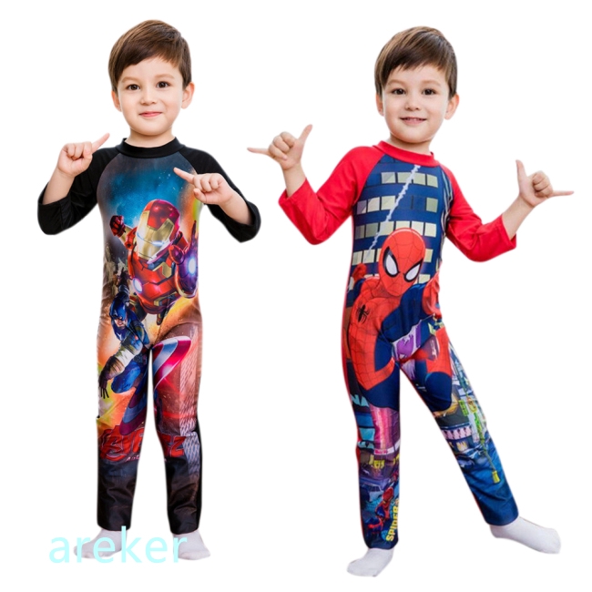 Đồ Bơi Liền Thân Dài Tay Cho Bé Trai