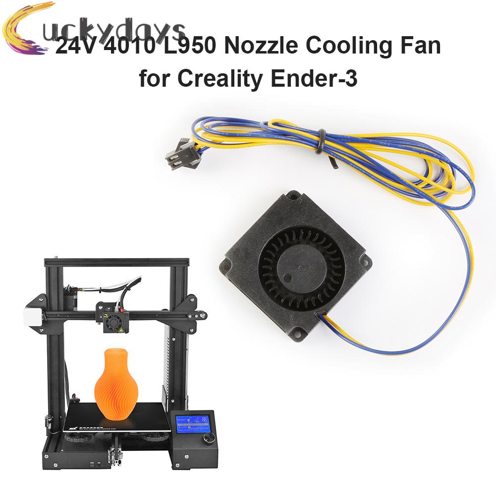 LUCKYDAYS 4010 L950 Mini 24V Blower Cooling Fan for 3D Printer Parts Radiator Cooler | BigBuy360 - bigbuy360.vn