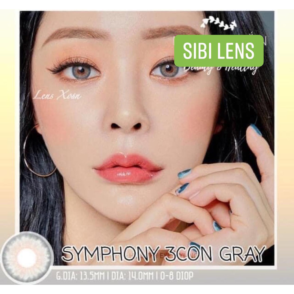 Lens Symphony Gray - Lens Chuẩn Thái - Cam Kết Chính Hãng