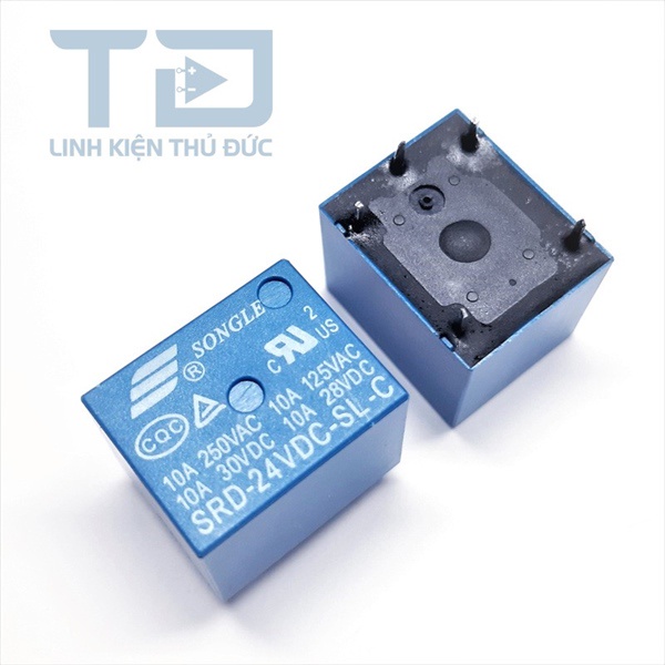 SRD-24VDC-SL-C Relay 24VDC 10A SPDT