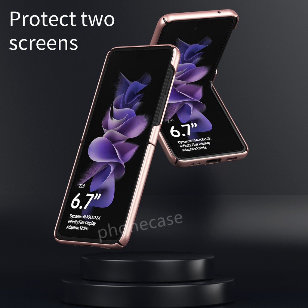 Bao Da Điện Thoại Cứng Siêu Mỏng Cho Samsung Galaxy Z Flip 4 3 Flip4 5G 2021 ZFlip3 2022 Galaxy Z Flip3