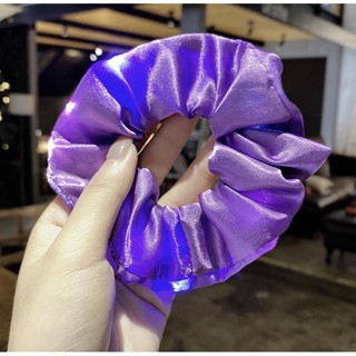 Cột tóc scrunchies đèn led phát sáng