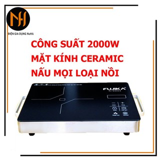 Bếp điện hồng ngoại 2000W không kén nồi chảo FUJIKA Và NK Media, bảo hành 12 tháng