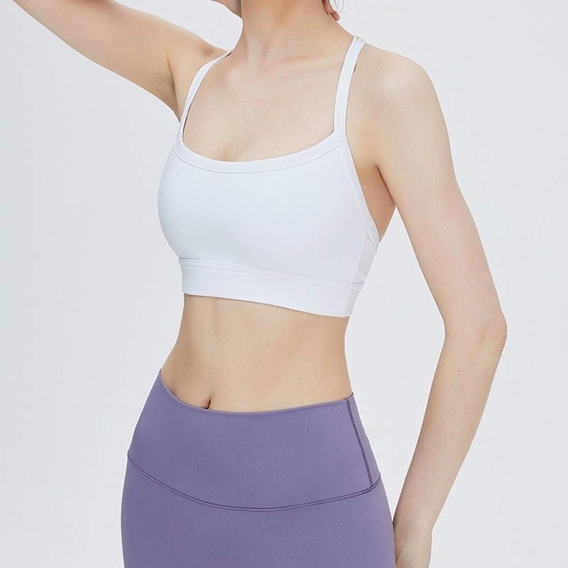 Áo bra thể thao thiết kế lưng hở chữ T quyến rũ thời trang