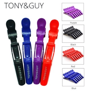 Vỉ 6 cây Kẹp vịt - kẹp cá sấu chia tóc Tony&Guy