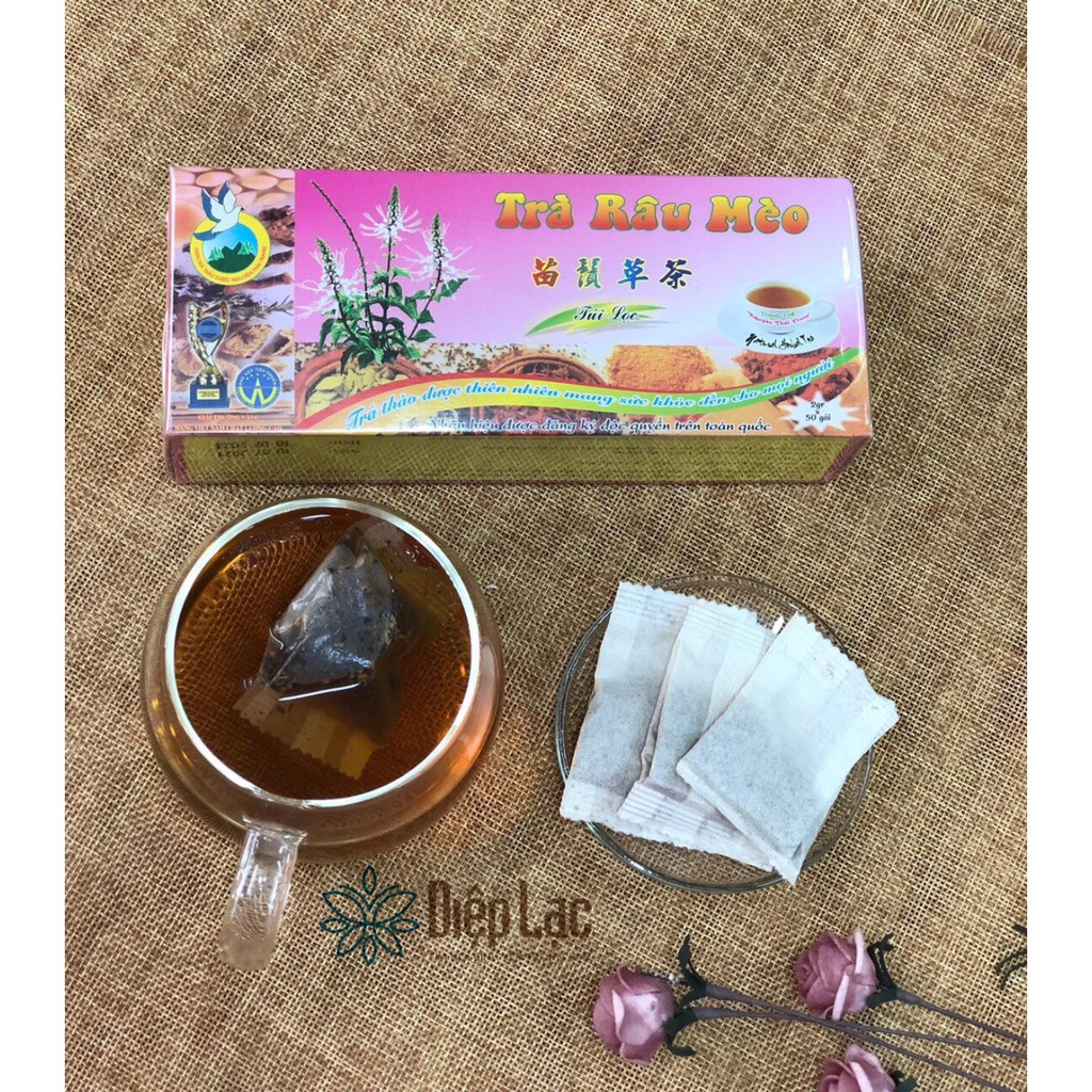 Trà túi lọc Râu Mèo – Lợi tiểu trừ sỏi thận (50 túi lọc) - Nguyên Thái Trang - thảo trà Diệp Lạc (sỉ/lẻ) | BigBuy360 - bigbuy360.vn