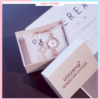 [KÈM 2 VÒNG VÀ HỘP] Đồng hồ nữ Ulzzang JW hàng chính hãng kèm lắc tay