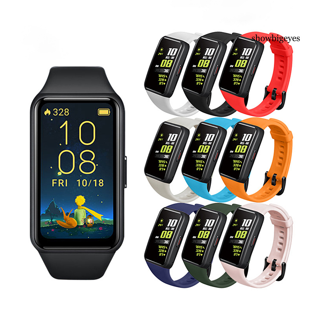 Sh-C Dây Đeo Silicon Thay Thế Cho Đồng Hồ Thông Minh Huawei Honor Band 6