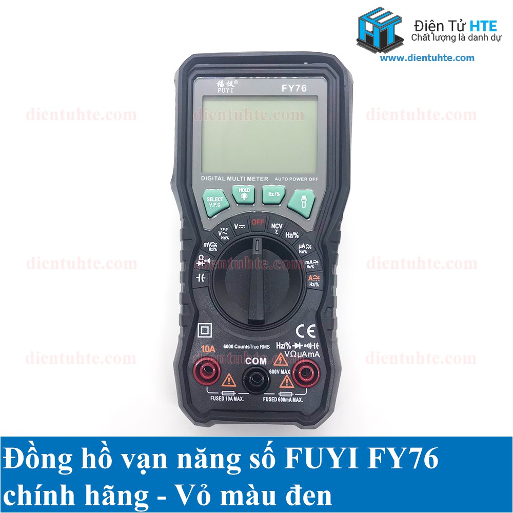 Đồng hồ vạn năng số FUYI FY76 Cao cấp Chính hãng [HTE Quy Nhơn CN2]