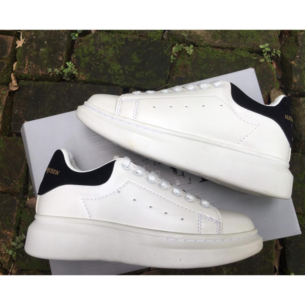 [ XẢ KHO] ✅[ Full Box + Bill 🌺] Giày thể thao,Sneakers nam nữ mqen trắng gót đen,phản quang tăng chiều cao 4cm,êm chân | BigBuy360 - bigbuy360.vn