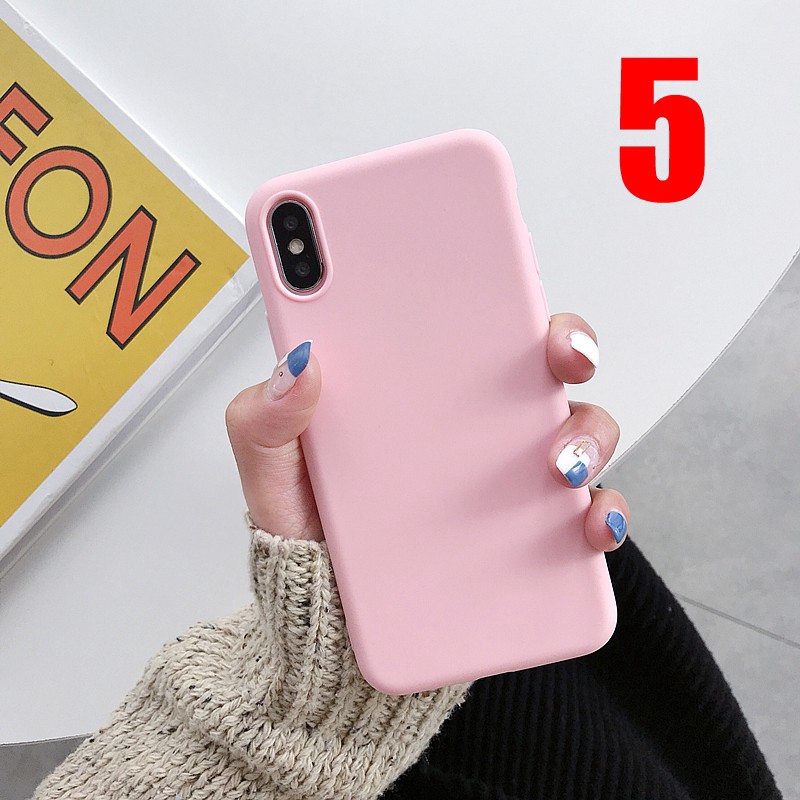 Ốp Điện Thoại TPU Mềm Màu Kẹo Macaron Cho OPPO A93 F1S A59 A71 A71K A92 A15 A15S F9 F11 Pro A5S A7 A37 A3S