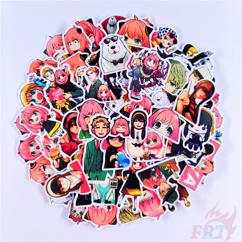 ★★★ Sticker Dán Trang Trí Nhật Ký Mini SPY×FAMILY Q-1 Anya ★★★ Bộ 60 Sticker Dán Trang Trí Album Thời Trang