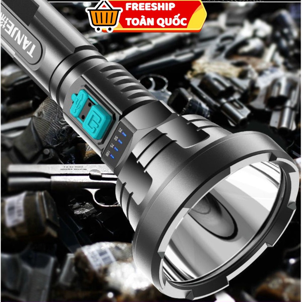 PVN25165 Đèn pin cầm tay siêu sáng chống nước T2 .