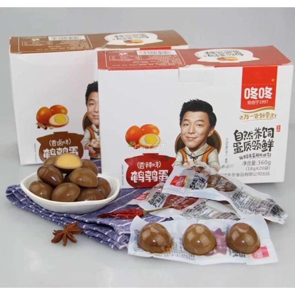 Trứng cút ướp xì dầu cực kì thơm ngon bổ dưỡng gói 18g💥 McFood 💥đồ ăn vặt trung quốc | BigBuy360 - bigbuy360.vn