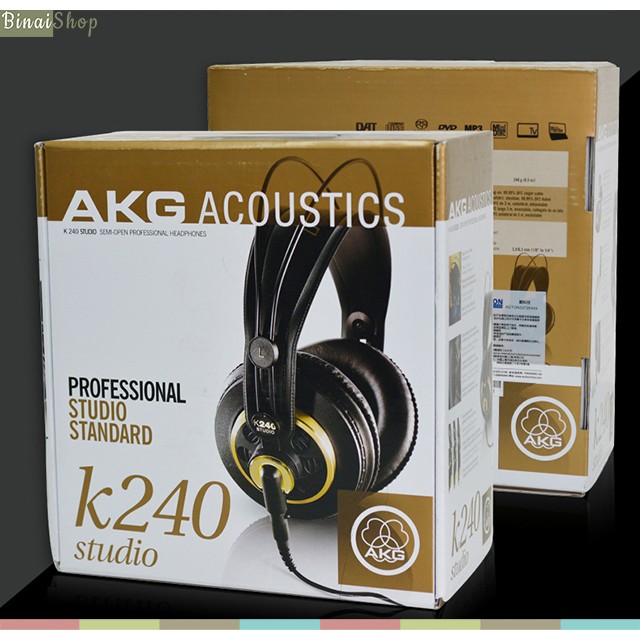 [Mã 159ELSALE hoàn 7% đơn 300K] Tai nghe kiểm âm chuyên nghiệp AKG K240 Studio