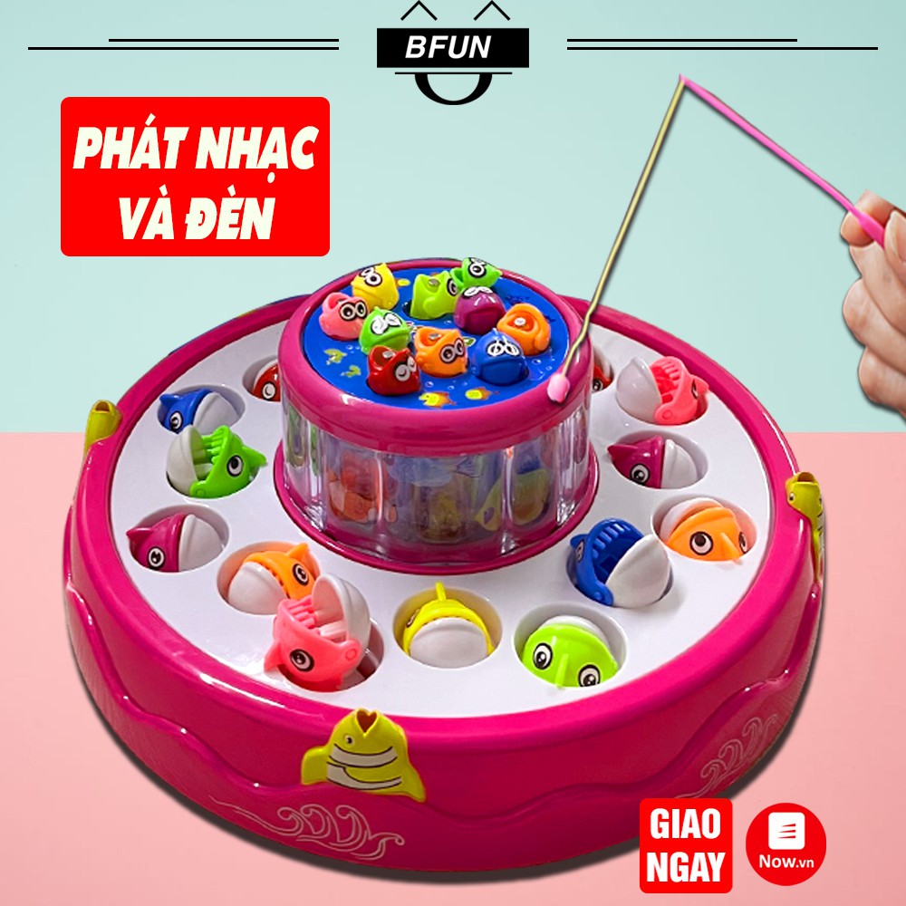 Bộ Đồ Chơi Câu Cá 2 Tầng Có Nhạc Và Đèn, Nam Châm - Đồ Chơi Trẻ Em Bfun